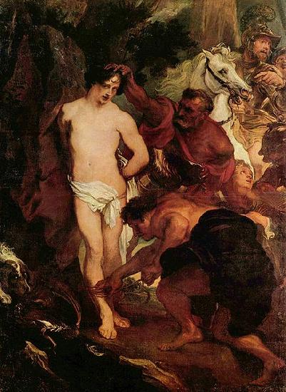 Anthony Van Dyck Martyrium des Heiligen Sebastian oil painting image